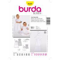 Burda Style Pattern 9649 Christening Dress 380850