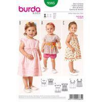 Burda Style Pattern 9385 Shirt & Dress 380779