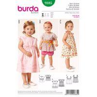 burda style pattern 9385 shirt dress 380779