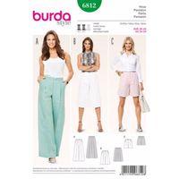 Burda Style Pattern 6812 Pants, Jumpsuits 381962