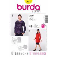 burda style pattern 7024 jacket 380070