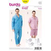 Burda Style Pattern 6741 Men\'s Sleepwear 381513