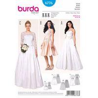 Burda Style Pattern 6776 Evening & Bridal Wear 380506