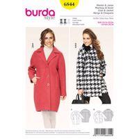 Burda Style Pattern 6844 Jackets, Coats, Vests 379976
