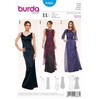 Burda Style Pattern 6866 Evening & Bridal Wear 379994