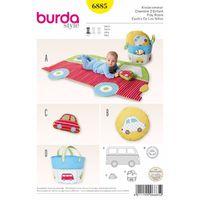 burda style pattern 6885 creative doll clothes accessories 380006