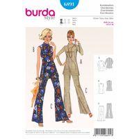 burda style pattern 6891 vintage 380011