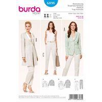 Burda Style Pattern 6898 Coordinates, Pantsuits, Suits 380018