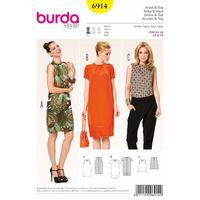 Burda Style Pattern 6914 Dresses 380027