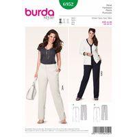 Burda Style Pattern 6952 Plus To Size 60 380048