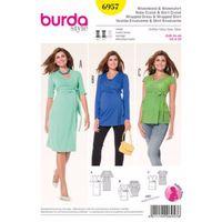 Burda Style Pattern 6957 Maternity Wear 380052