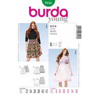 Burda Style Pattern 7016 Skirt 380067