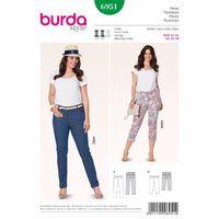 Burda Style Pattern 6951 Plus To Size 60 380087
