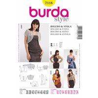 Burda Style Pattern 7118 Bolero & Stole 380095