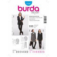 Burda Style Pattern 7134 Pantsuit 380098