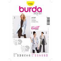 Burda Style Pattern 7184 Jacket 380111
