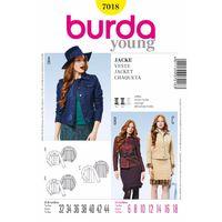 Burda Style Pattern 7018 Jacket 380129