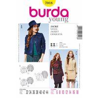 burda style pattern 7018 jacket 380129