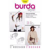 Burda Style Pattern 7332 Pirate Shirt 380130