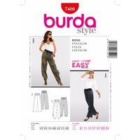 Burda Style Pattern 7400 Pants 380136