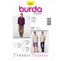 Burda Style Pattern 7525 Shirt 380143