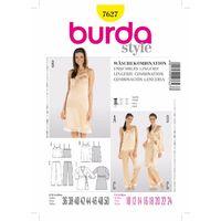 burda style pattern 7627 lingerie combination 380148