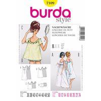 Burda Style Pattern 7109 Sleepwear 380158