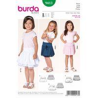 Burda Style Pattern 9413 Skirt 380814