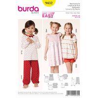 Burda Style Pattern 9432 Sleepwear 380824