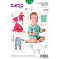 Burda Style Pattern 9434 Jumpsuit & Cap 380825