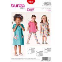 Burda Style Pattern 9438 Dress & Shirt 380827