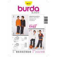 Burda Style Pattern 9672 Sweatsu...