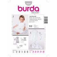 burda style pattern 9804 christening dress 380862