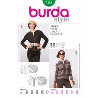 Burda Style Pattern 7183 Jacket 381153