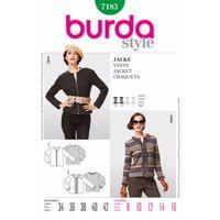 burda style pattern 7183 jacket 381153