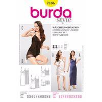 burda style pattern lingerie set 381154