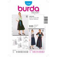 Burda Style Pattern 7326 Dirndl 381166