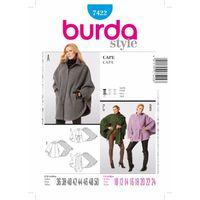 Burda Style Pattern 7422 Cape 381172