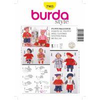 Burda Style Pattern 7903 Doll Clothes 381187