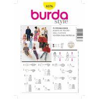 Burda Style Pattern 8576 Doll Clothes 381198