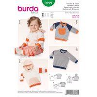 Burda Style Pattern 9399 Sweatshirt & Jacket 381210