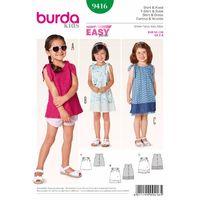 Burda Style Pattern 9416 Shirt & Dress 381218