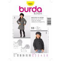 Burda Style Pattern 9501 Coat & Jacket 381243