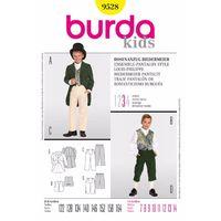 Burda Style Pattern 9528 Biedermeier Pantsuit 381245