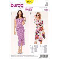 Burda Style Pattern 6626 Misses\' Dress 380397