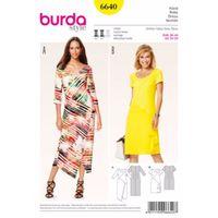 Burda Style Pattern 6640 Misses\' Dress 380412