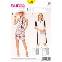 Burda Style Pattern 6642 Misses\' Dress 380413