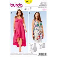 Burda Style Pattern 6674 Women\'s Shirt & Dress 380429