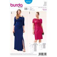 Burda Style Pattern 6712 Misses\' and Plus Size Shirt Dress 380450