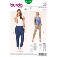 burda style pattern 6770 pants jumpsuits 380499